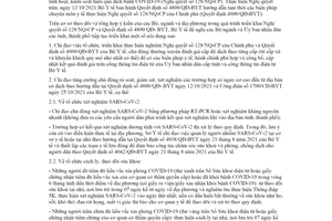 Công văn 9472/BYT-MT 2021 triển khai Nghị quyết 128/NQ-CP