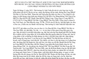 Thông báo 494/TB-BGTVT 2021 kết luận tại cuộc họp về cải tạo đường lăn Cảng Hàng không Nội Bài