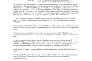 Công văn 2007/TTCP-KHTH 2021 báo cáo Đoàn giám sát của Ủy ban Thường vụ Quốc hội