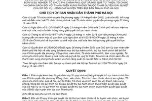 Quyết định 4752/QĐ-UBND 2021 giải quyết thủ tục hành chính Công chức viên chức Sở Nội vụ Hà Nội