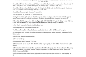 Nghị định 100/2021/NĐ-CP sửa đổi Nghị định 95/2016/NĐ-CP