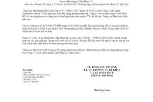 Công văn 4376/TCT-KK 2021 quyết toán thuế nhà thầu nước ngoài