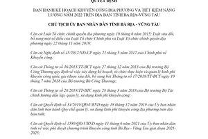 Quyết định 3746/QĐ-UBND 2021 Kế hoạch Khuyến công địa phương tỉnh Bà Rịa Vũng Tàu 2022