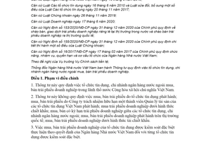 Thông tư 16/2021/TT-NHNN tổ chức tín dụng nước ngoài mua bán trái phiếu doanh nghiệp