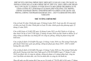 Quyết định 1944/QĐ-TTg 2021 Chương trình thực hiện Kết luận 13-KL/TW phòng chống tội phạm