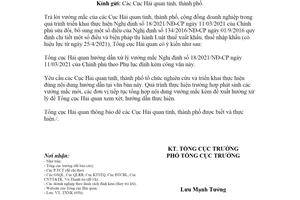 Công văn 5529/TCHQ-TXNK 2021 xử lý vướng mắc Nghị định 18/2021/NĐ-CP