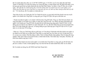 Công văn 13051/BTC-TCT 2021 xử lý kiến nghị của Ủy ban nhân dân tỉnh Ninh Thuận