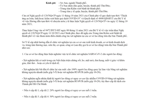 Công văn 8818/SYT-NVY 2021 tổ chức xét nghiệm cơ sở lao động Sở Y tế Hồ Chí Minh