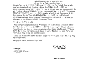 Công văn 20791/SYT-NVY 2021 tăng hạn dùng vắc xin phòng COVID19 Sở Y tế Hà Nội