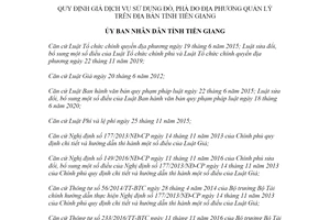 Quyết định 49/2021/QĐ-UBND giá dịch vụ sử dụng đò phà Tiền Giang