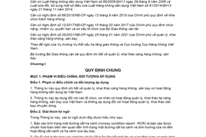 Thông tư 29/2021/TT-BGTVT hướng dẫn quản lý khai thác cảng hàng không sân bay