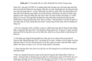 Công văn 4611/LĐTBXH-BTXH 2021 trợ giúp xã hội dịp tết Nguyên đán