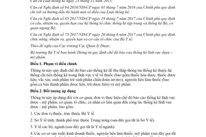 Thông tư 25/2021/TT-BYT chế độ báo cáo thống kê lĩnh vực dược mỹ phẩm