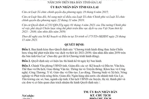 Quyết định 875/QĐ-UBND 2021 Chiến lược tổng thể phát triển khu vực dịch vụ Gia Lai