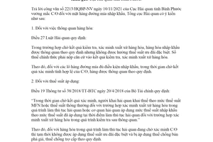 Công văn 5774/TCHQ-GSQL 2021 vướng mắc C/O mặt hàng đường mía nhập khẩu