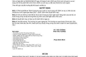 Quyết định 2109/QĐ-TTg 2021 quản lý vốn ODA và vốn vay ưu đãi của nhà tài trợ nước ngoài