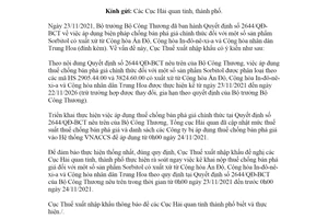 Công văn 9538/TXNK-CST 2021 áp dụng thuế chống bán phá giá với sản phẩm Sorbitol