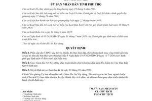 Quyết định 21/2021/QĐ-UBND phân cấp lập danh mục công trình kiến trúc có giá trị Phú Thọ