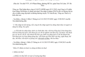 Công văn 4910/TCT-DNNCN 2021 chính sách thuế Thu nhập cá nhân