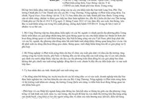 Công văn 9249/VPCP-KTTH 2021 ùn tắc nông sản tại cửa khẩu Lạng Sơn