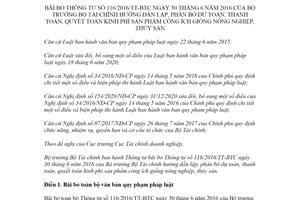 Thông tư 118/2021/TT-BTC bãi bỏ Thông tư 116/2016/TT-BTC dự toán giống nông nghiệp