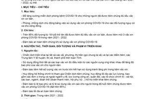 Kế hoạch 208/KH-UBND 2021 tiêm mũi 3 vắc xin COVID 19 Hậu Giang 2021 2022