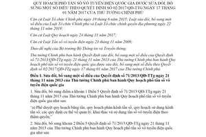 Quyết định 38/2021/QĐ-TTg sửa đổi Quyết định 71/2013/QĐ-TTg