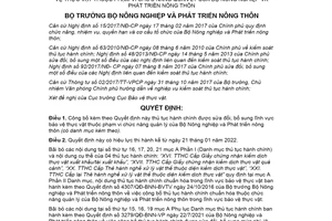 Quyết định 5085/QĐ-BNN-BVTV 2021 công bố thủ tục hành chính lĩnh vực bảo vệ thực vật