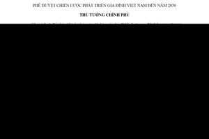 Quyết định 2238/QĐ-TTg 2021 Chiến lược phát triển gia đình Việt Nam đến 2030