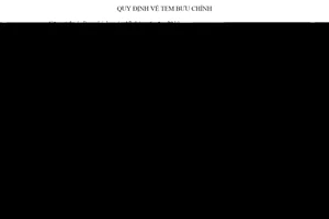 Thông tư 25/2021/TT-BTTTT tem bưu chính