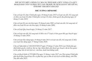 Quyết định 2260/QĐ-TTg 2021 điều chỉnh Quy hoạch bảo tồn Khu di tích lịch sử Đền Hùng