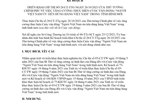 Kế hoạch 01/KH-UBND 2022 triển khai Chỉ thị 28/CT-TTg Bà Rịa Vũng Tàu