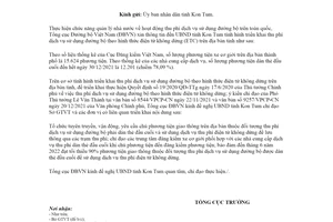 Công văn 214/TCĐBVN-KHCN,MT&HTQT 2022 thu phí đường bộ điện tử không dừng Kon Tum