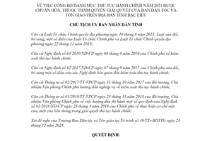 Quyết định 28/QĐ-UBND 2022 công bố thủ tục hành chính Ban Dân tộc và Tôn giáo Bạc Liêu