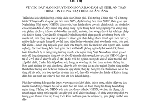 Chỉ thị 02/CT-NHNN 2022 đẩy mạnh chuyển đổi số vào bảo đảm an ninh hoạt động ngân hàng