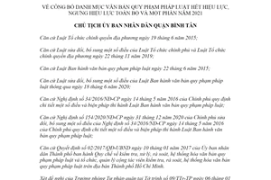 Quyết định 107/QĐ-UBND 2022 công bố văn bản hết hiệu lực Ủy ban Quận Bình Tân Hồ Chí Minh