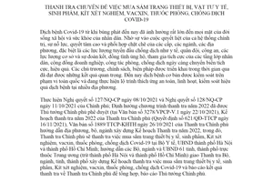 Hướng dẫn 68/HD-TTCP 2022 thanh tra chuyên đề mua sắm sinh phẩm Kít xét nghiệm Covid19