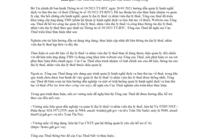 Công văn 183/TCT-TTHT 2022 thực hiện quản lý đại lý thuế