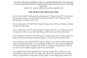 Quyết định 113/QĐ-UBND 2022 công bố thủ tục hành chính thiết bị y tế Sở Y tế Bạc Liêu