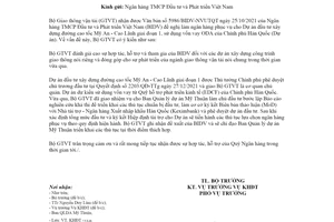 Công văn 662/BGTVT-KHĐT 2022 làm ngân hàng Dự án xây dựng đường cao tốc Mỹ An Cao Lãnh