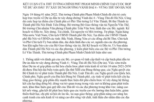 Thông báo 23/TB-VPCP 2022 kết luận Dự án đầu tư xây dựng đường Vành đai 4 Hà Nội