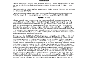 Nghị quyết 13/NQ-CP 2022 phiên họp chuyên đề xây dựng pháp luật tháng 01