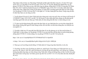 Công văn 504/BYT-TT-KT 2022 truyền thông chiến dịch tiêm chủng mùa xuân