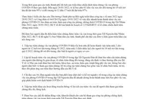 Công văn 489/BYT-DP 2022 tiêm vắc xin phòng COVID19 dịp Tết Nguyên Đán