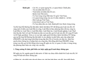 Công văn 273/HĐPH 2022 phổ biến luật nghị quyết mới được Quốc hội thông qua