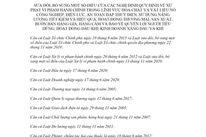 Nghị định 17/2022/NĐ-CP sửa đổi nghị định xử phạt vi phạm hành chính lĩnh vực hóa chất