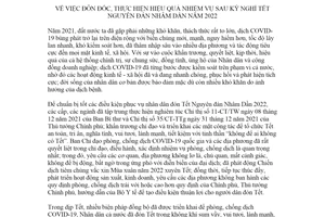 Chỉ thị 01/CT-TTg 2022 thực hiện hiệu quả nhiệm vụ sau kỳ nghỉ Tết Nguyên đán Nhâm Dần