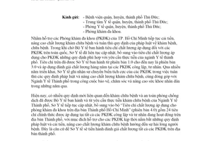 Công văn 883/SYT-NVY 2022 Tiêu chí chất lượng áp dụng cho phòng khám đa khoa Hồ Chí Minh