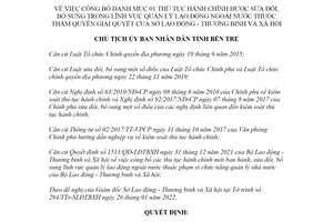 Quyết định 235/QĐ-UBND 2022 công bố thủ tục hành chính quản lý lao động Sở Lao động Bến Tre