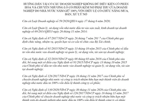 Thông tư 05/2022/TT-BTC hướng dẫn tái cơ cấu doanh nghiệp không đủ điều kiện cổ phần hóa